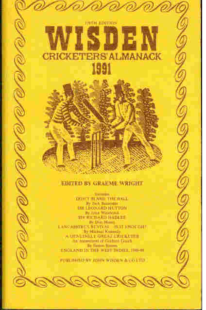 Wisden Cricketers' Almanack 1991 (128th edition).