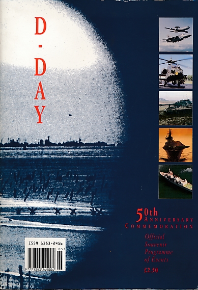 D-Day. 50th Anniversary Commemoration. Official Souvenir Programme of Events.