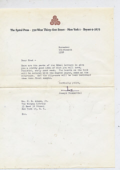 Letters from and to the Ford Motor Company. Printers' Sample Copy.