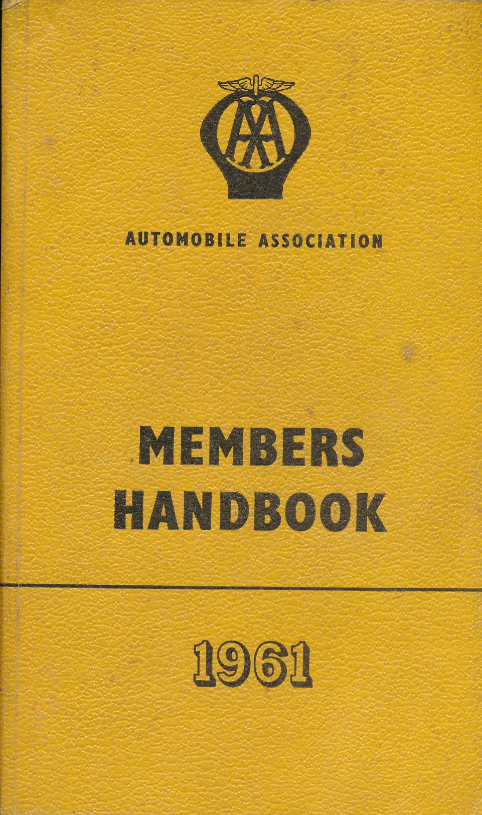 AA Members Handbook 1961
