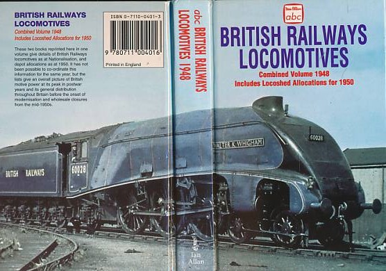 British Railways Locomotives. Combined Edition. 1948. ABC Facsimile.