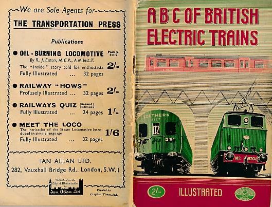 ABC of British Electric Trains. 1948.