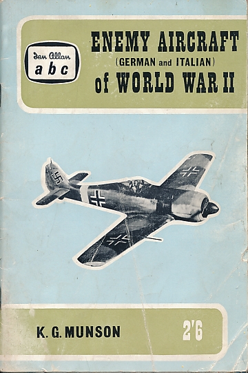 Enemy Aircraft (German and Italian) of World War II. ABC.