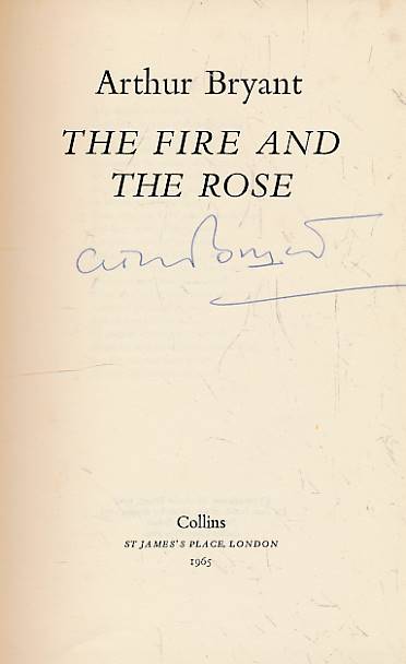 The Fire and the Rose. Signed copy.
