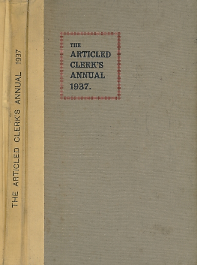 The Articled Clerk's Annual 1937