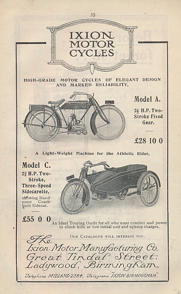 Official Touring Guide and Handbook of the Auto-Cycle Union. 1915-16.