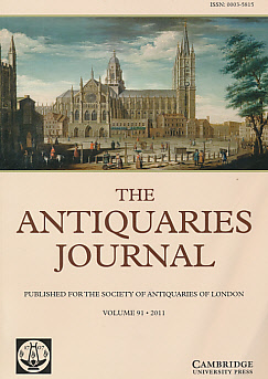 The Antiquaries Journal. Volume 91. 2011.