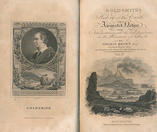 Goldsmith's History of the Earth, and Animated Nature. With Copious Notes, Containing All the New Discoveries in the Ohenomena of Nature, &c. 6 Volume set. Gleave Edition. 1814.