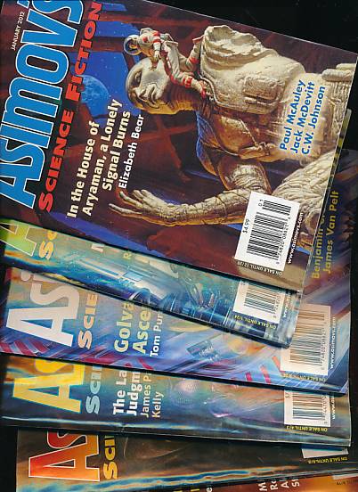 Isaac Asimov's Science Fiction. Volumes 36. January - July 2012 (6 issues).