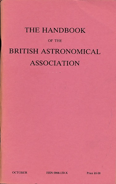 The Handbook of the British Astronomical Association 1979