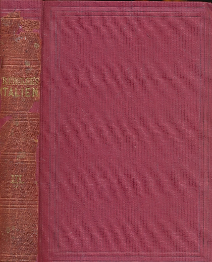 Italien. Handbuch fr Reisende. Unter-Italien [Lower Italy] und Sicilien. 5th edition. 1876