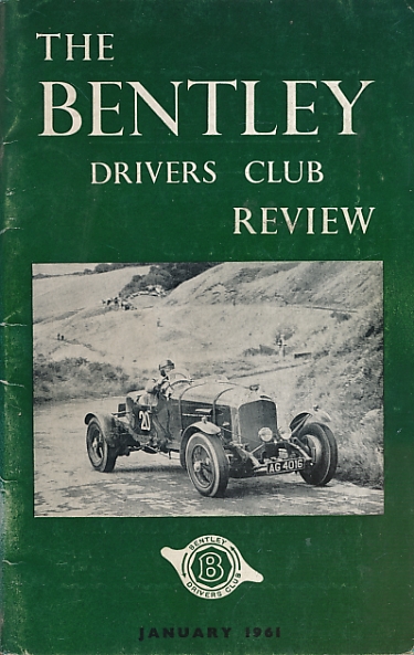 The Bentley Drivers Club Review. No 59. January 1961.
