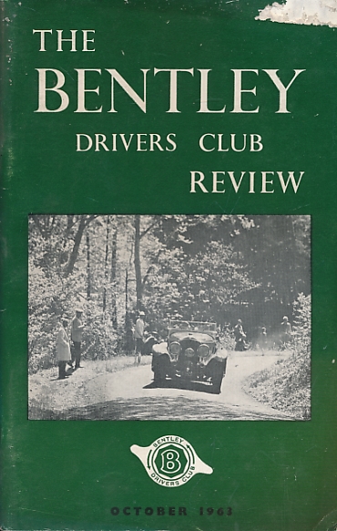 The Bentley Drivers Club Review. No 70. October 1963.