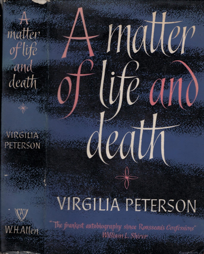 PETERSON, VIRGILIA - A Matter of Life and Death