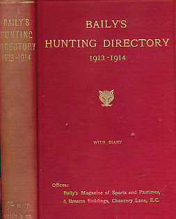 Baily's Hunting Directory 1913 - 1914