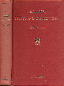 Baily's Hunting Directory 1980 - 1981