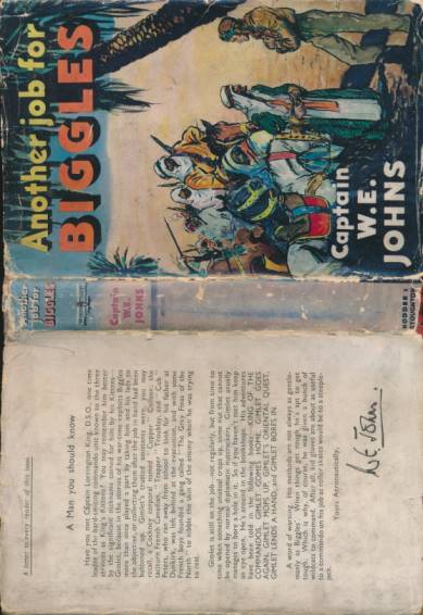 Another Job for Biggles. Signed copy.