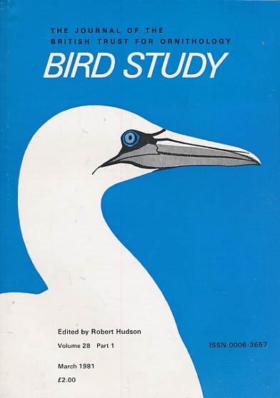 Bird Study. Volume 28. 1981. 3 volume set.