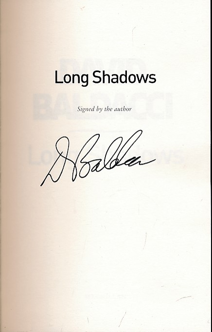 Long Shadows [Amos Decker]. Signed copy.
