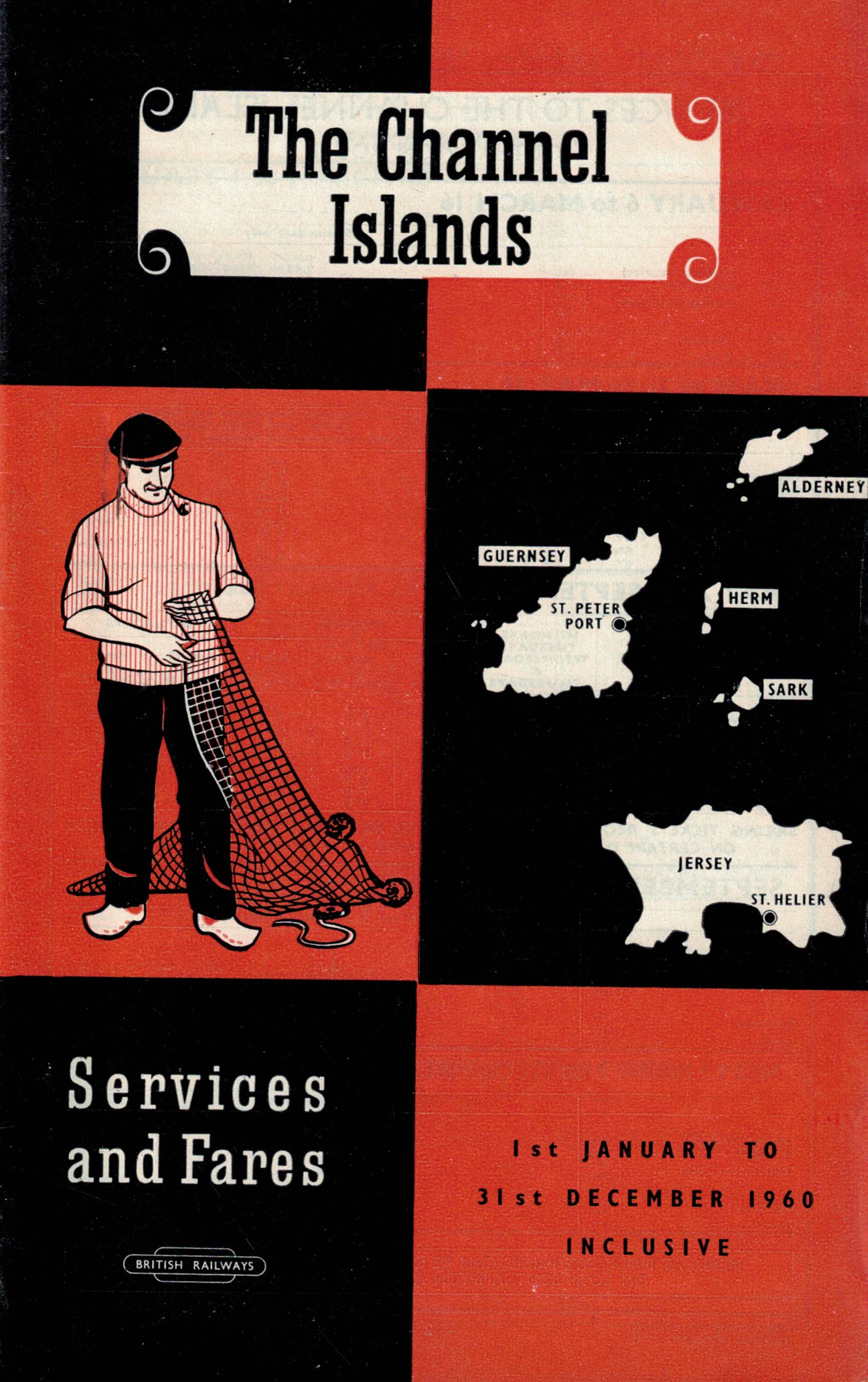 The Channel Islands. Services and Fares. 1st January to 31st December 1960 Inclusive.