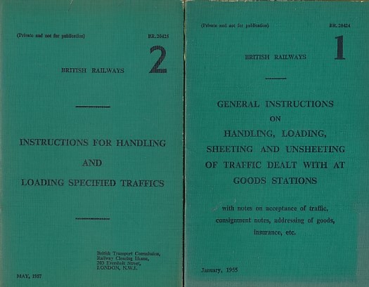 British Railways Handling, Loading, Sheeting and Unsheeting, etc. 1955 - 1965.