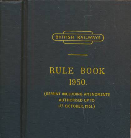 British Railways Rule Book 1962