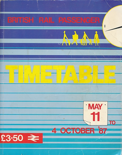 British Rail Passenger Timetable, May - October '87. Great Britain