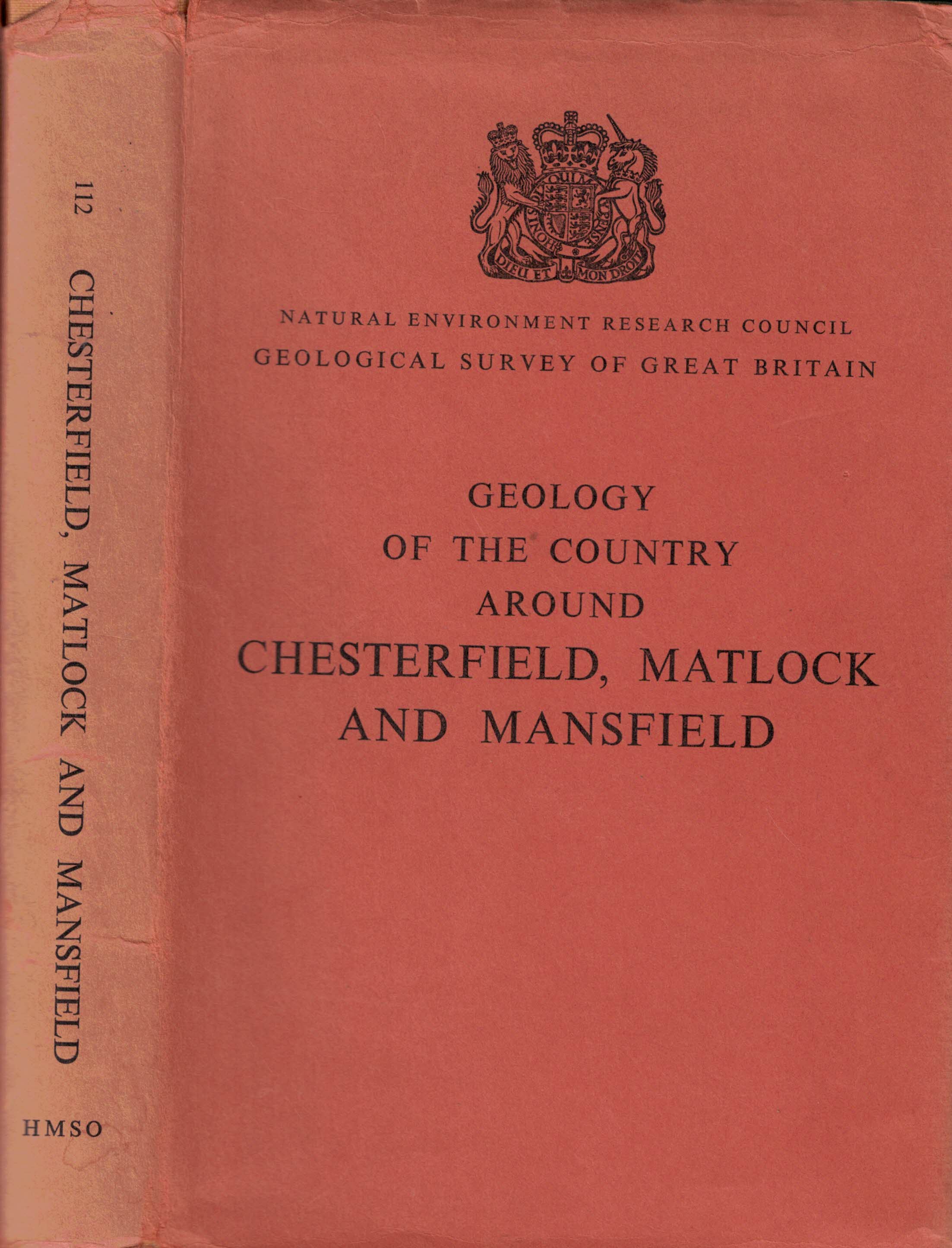 Memoirs of the Geological Survey of Great Britain: England and Wales. Geology of the Country around Chesterfield, Matlock and Mansfield.