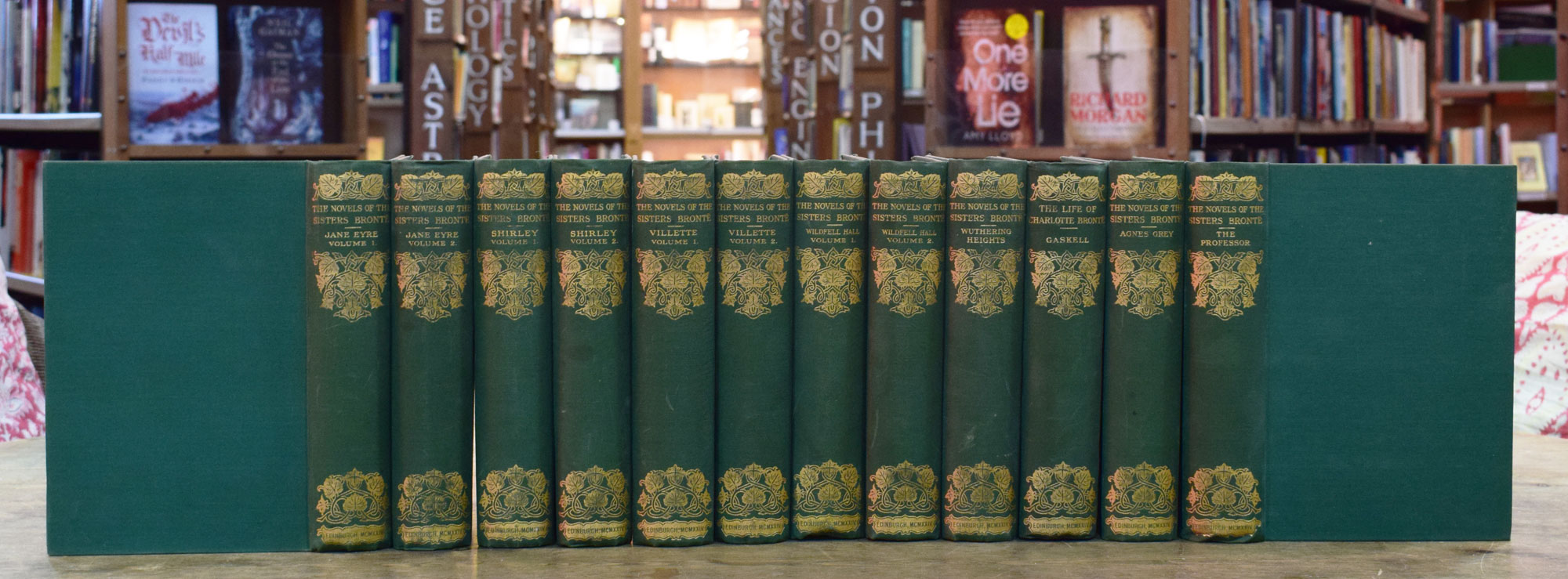 Novels of the Sisters Bront. 12 volume set. Thornton Edition.