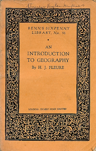 An Introduction to Geography. Benn's Sixpenny Library No. 91.
