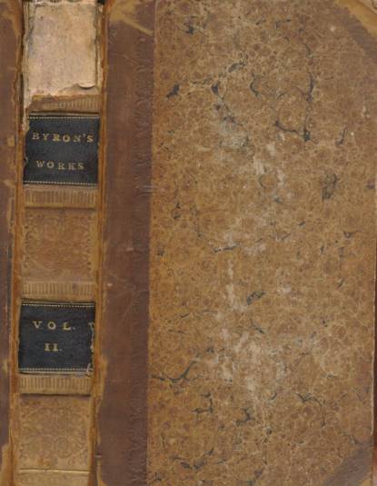 The Works of Lord Byron. Volume II. Ode to Napoleon; The Corsair; Hebrew Melodies; &c. 1816 edition.