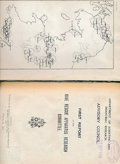 WALKER, WILLIAM; BRIGGS, HENRY; HALDANE, JOHN [EDS.] - First, Second and Third Reports of the Mine Rescue Apparatus Research Committee. Department of Scientific and Industrial Research Advisory Council