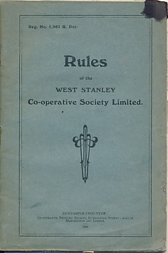 Rules of the West Stanley Co-Operative Society Limited