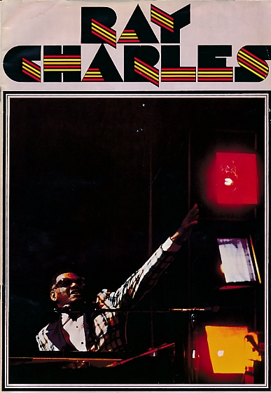 Ray Charles Official Concert Souvenir Brochure. 1975.