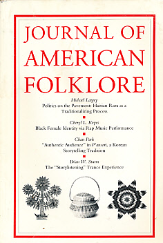 Journal of American Folklore. Volume 113. Number 449.