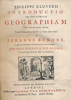 Introductio in Universam Geographiam. Iam Veterem Quam Novam. Tabulis Geographicis XLVI ac Notis Olim Ornata, Etc.