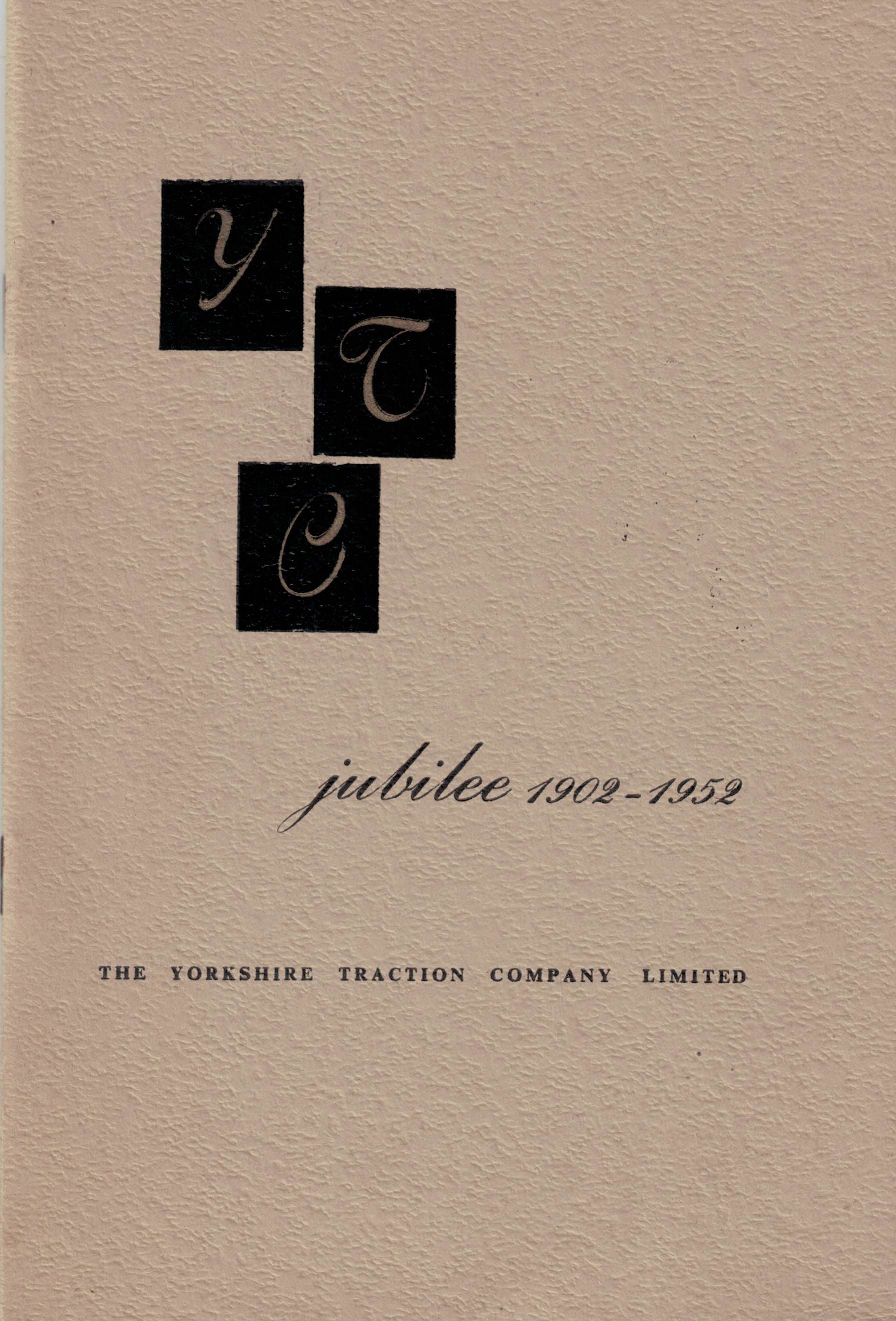 Jubilee 1902 - 1952. 7th November.