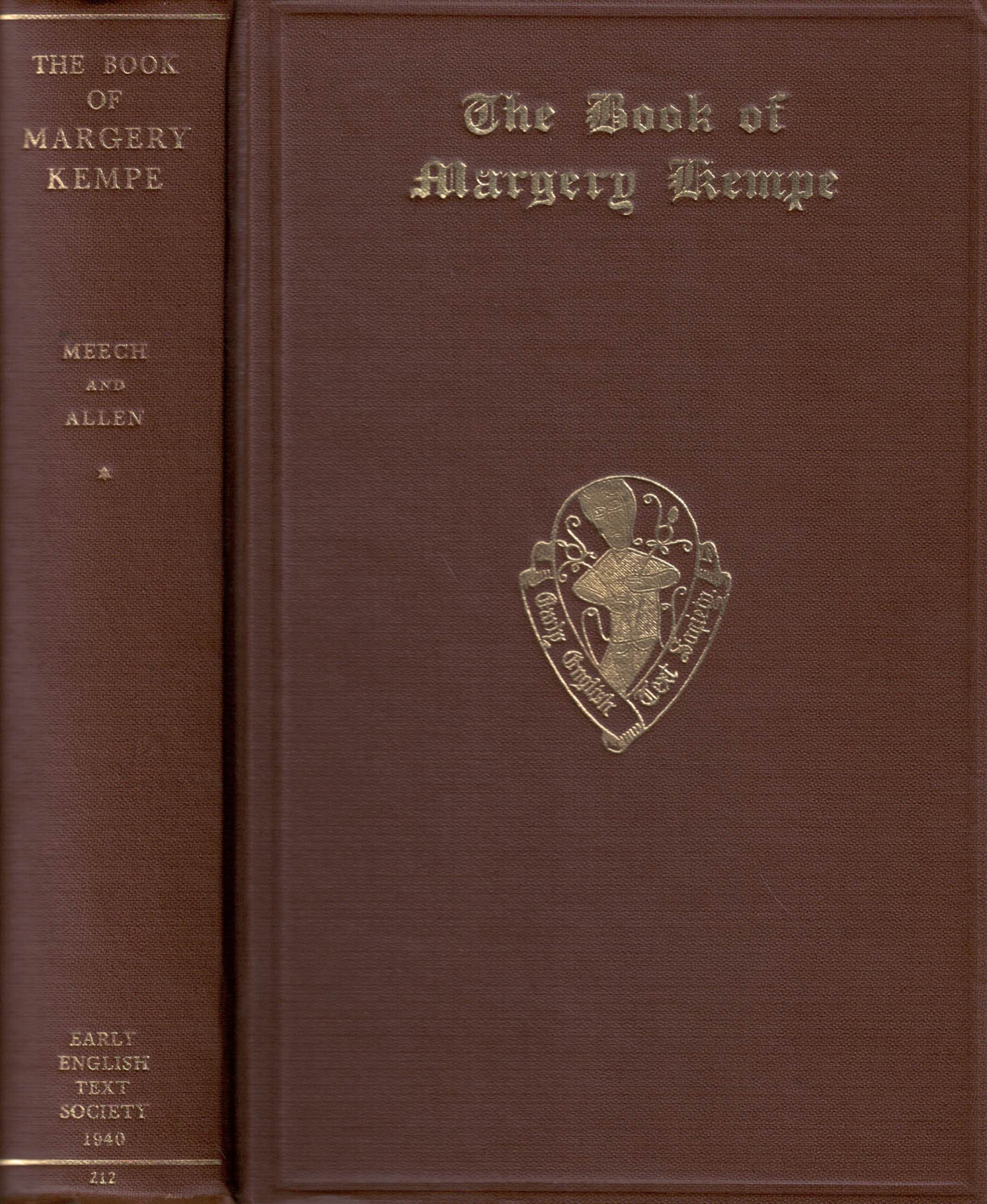 The Book of Margery Kempe. Volume I.