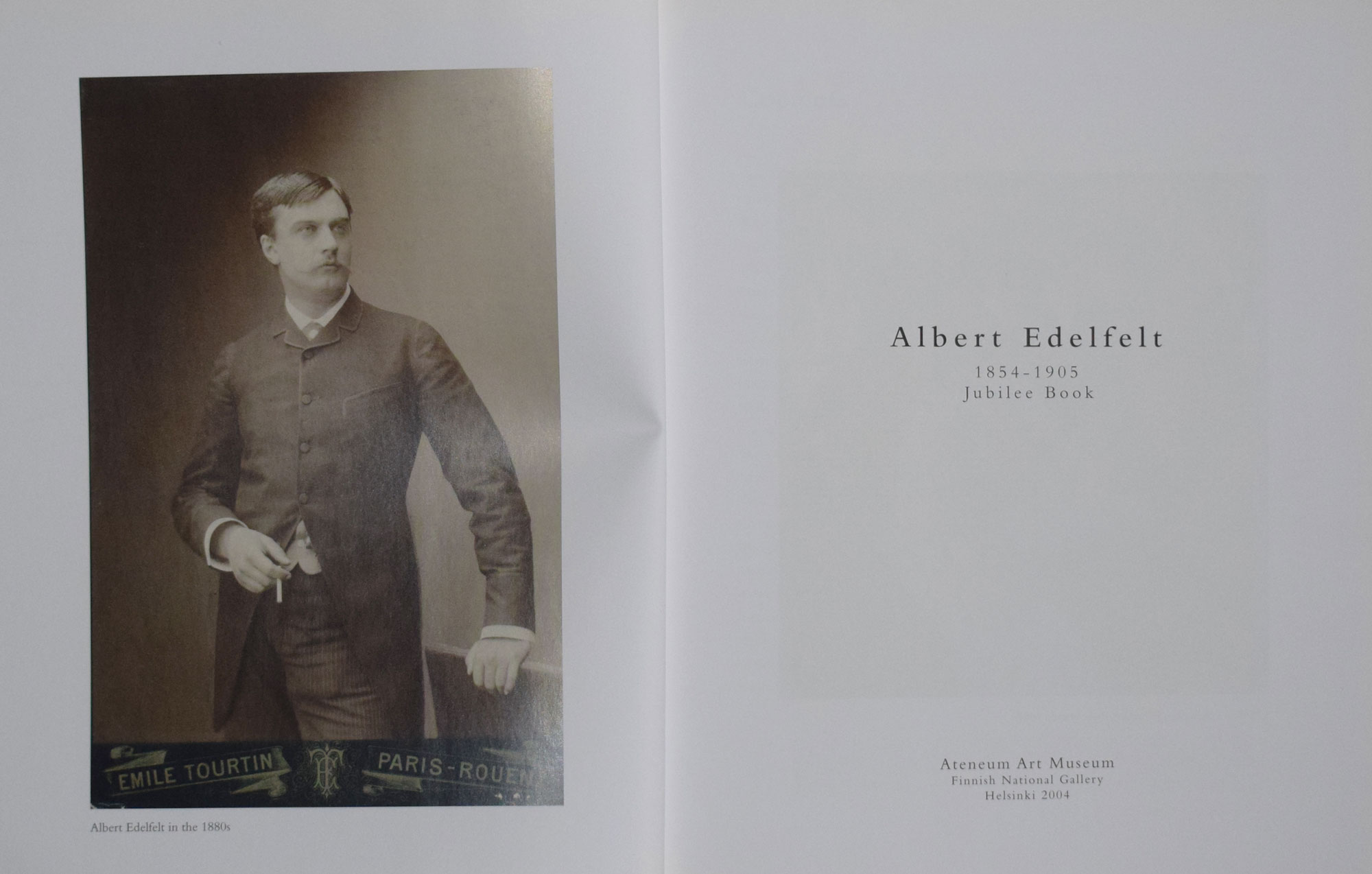 Albert Edelfelt. 1854 - 1905 Jubilee Book.
