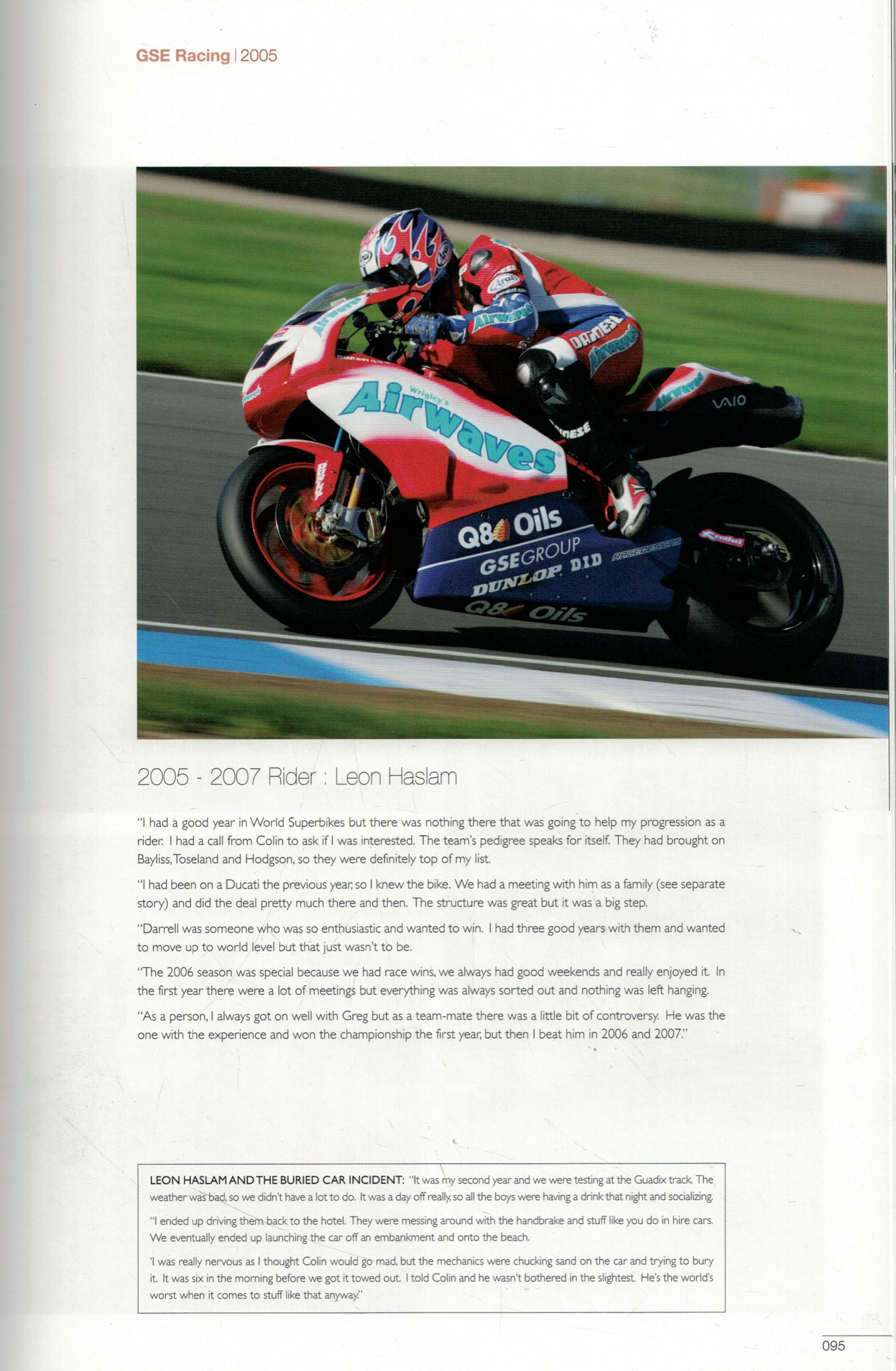 From Diggers to Ducatis. A History of GSE Racing.