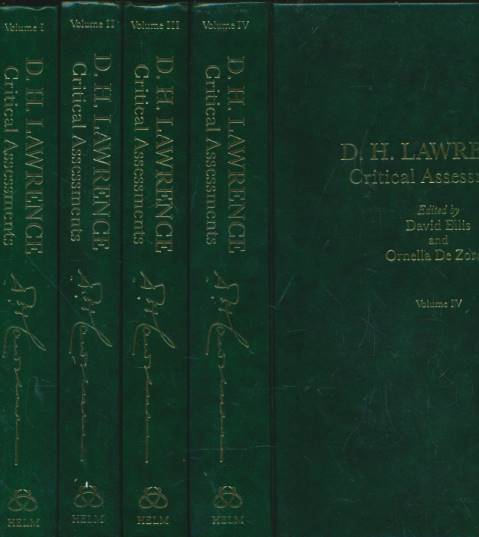 D H Lawrence. Critical Assessments. 4 volume set.