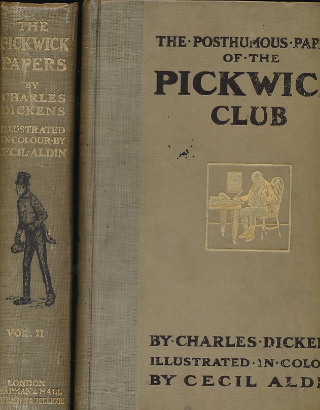 The Posthumous Papers of the Pickwick Club. 2 volume set. Chapman edition.