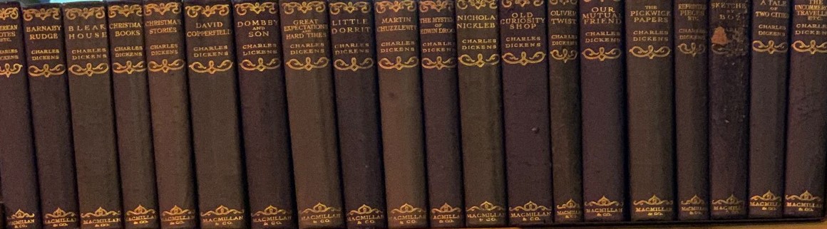 The Works of Charles Dickens. Macmillan leather edition. 20 volume set.
