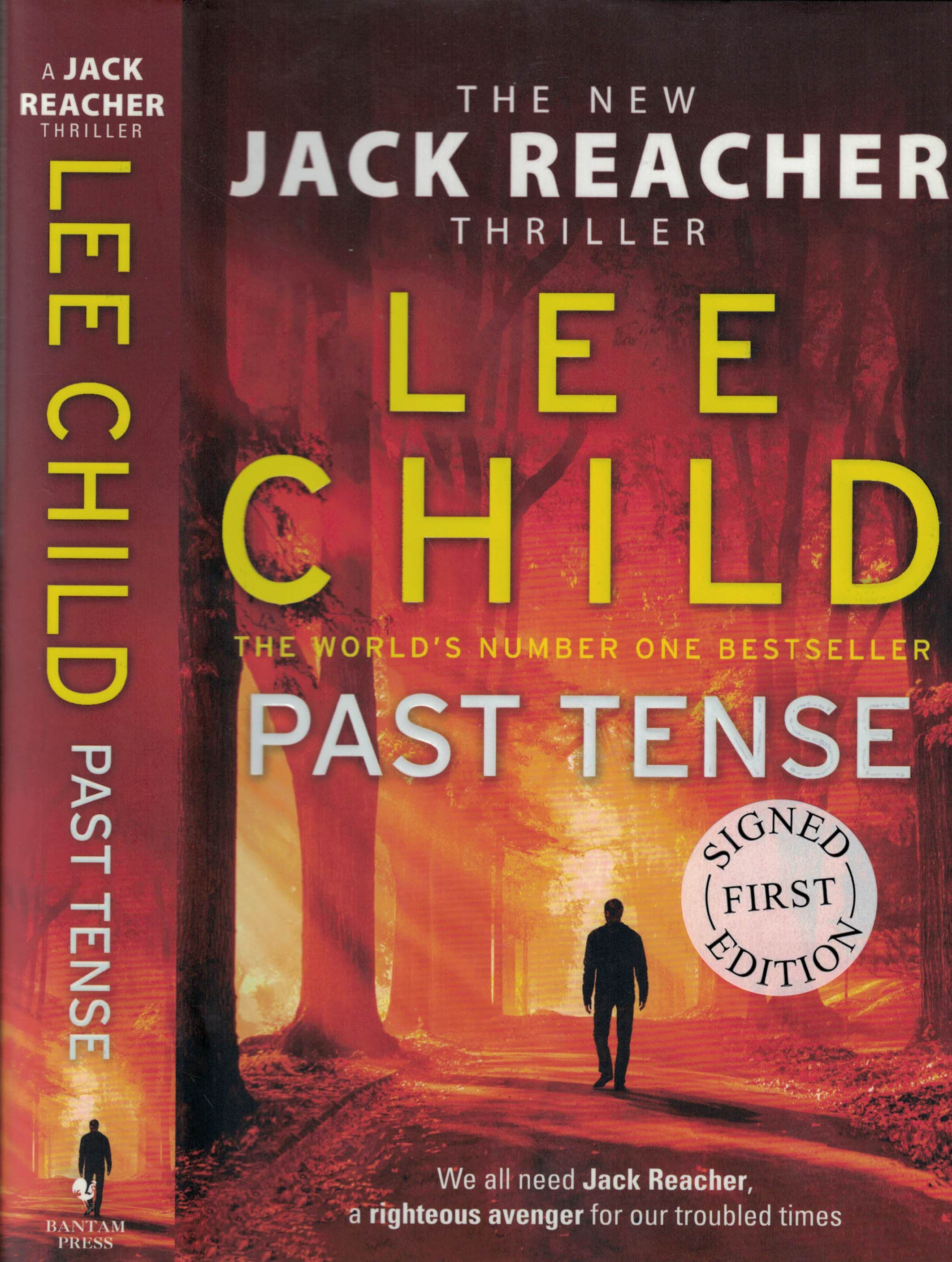 Past Tense [Jack Reacher]. Signed copy.
