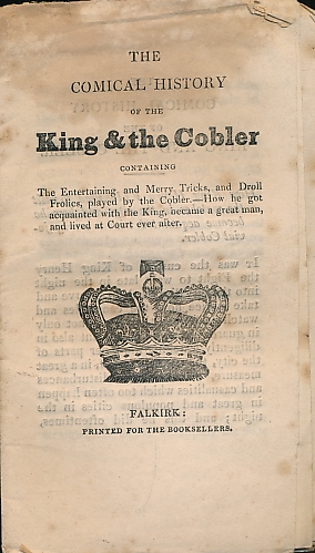 The Comical History of the King & the Cobler
