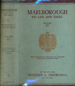 Marlborough. His Life and Times. Volume IV only. 1938.