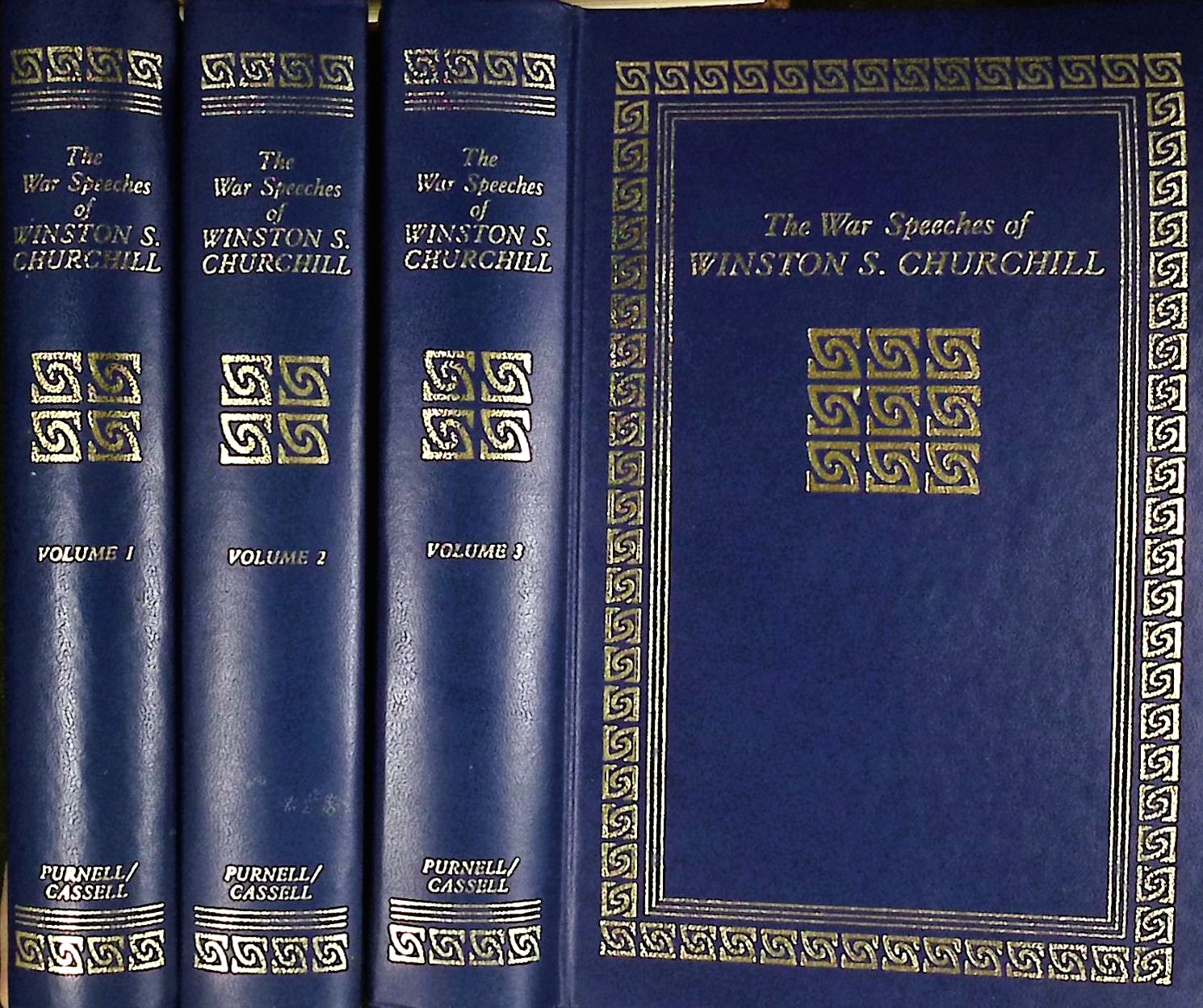 The War Speeches of the Rt Hon Winston S Churchill. 3 volume set.