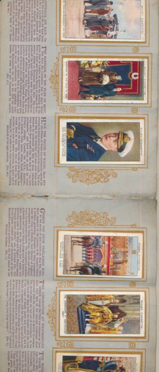 The Reign of King George V. 1910- Silver Jubilee -1935. Cigarette Card Album.