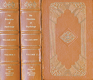 The Principles of Psychology. 2 volume set. The Classics of Medicine Library.