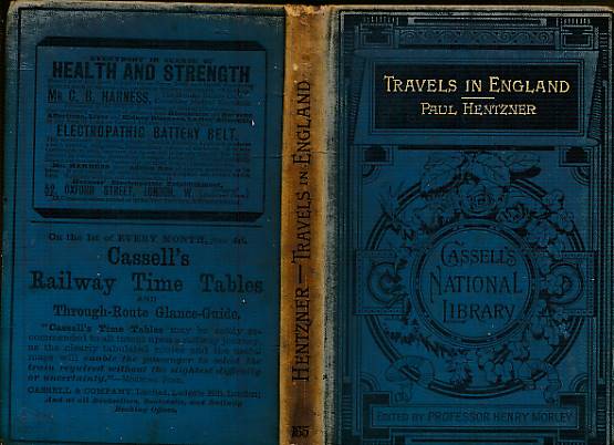 Travels in England. Cassell's National Library No 165.